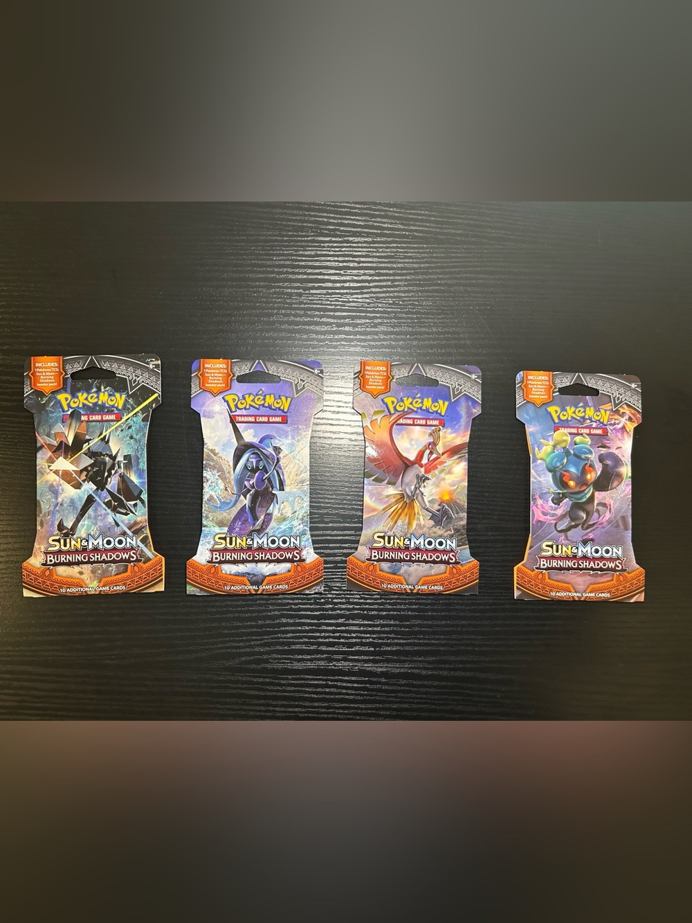 Sun & Moon Burning Shadows Booster Pack - Art set